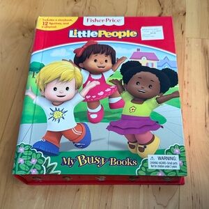 Fisher-Price Little People My Busy Books - Red, Green, Blue, Purple